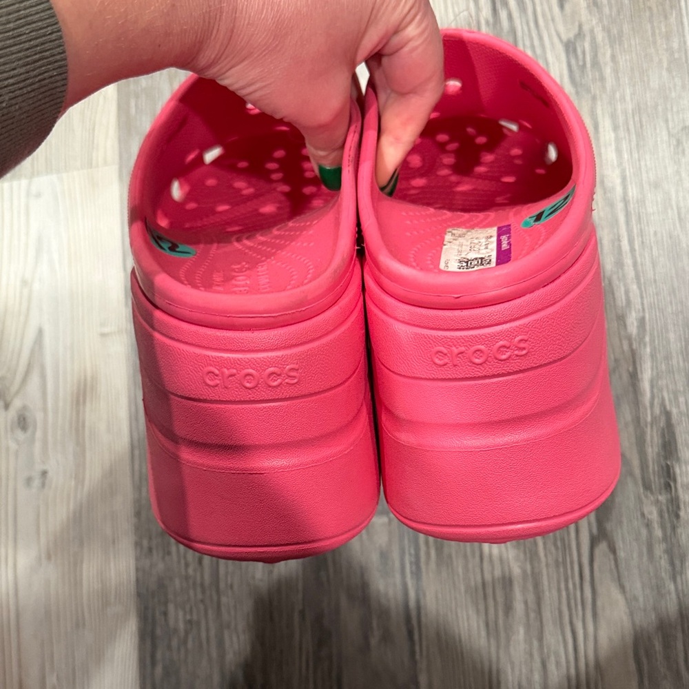 CROCS Siren Heels - Bright Pink - Picture 4 of 8